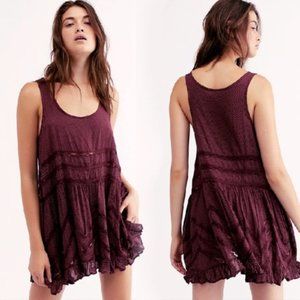 Free People Voile & Lace Trapeze Slip Dress